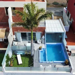 Con Piscina Privada Palmeras Ferienhaus Las Palmas / Gran Canaria